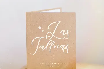 Las Tallnas Modern Script Font