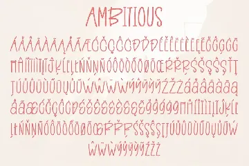 Ambitious - Fun Sans Serif Font