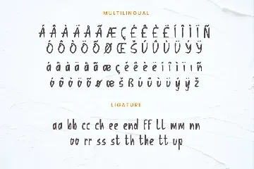 My Ngune Font Handwritten