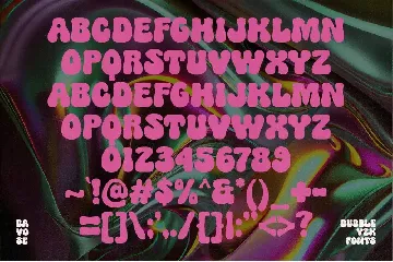 Bavose - Bubble Y2K Fonts