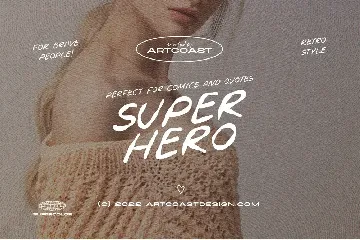 Superhero - Handwriting Font