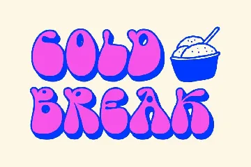 Teenage Gonabe Groovy Display Font