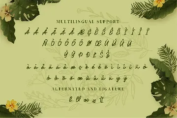 Bledoek Kuwu - Modern Script fonts