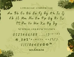 Bledoek Kuwu - Modern Script fonts