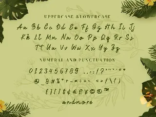 Bledoek Kuwu - Modern Script fonts