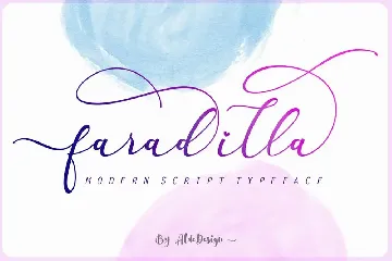 Fradilla - Modern Script Typeface font