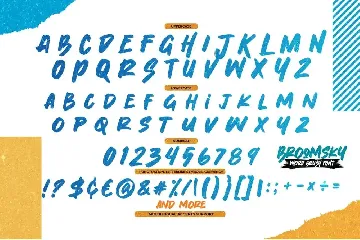 Broomsky -Weird Brush Font