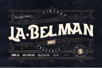 La Belman Pro font