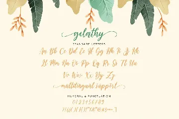 Gelathy - Modern Calligraphy font