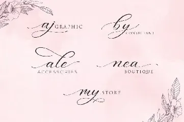 Aniyah - Calligraphy Script font