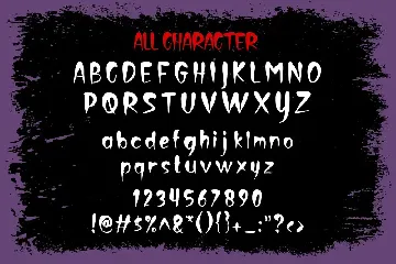 Creepy Face font