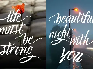 Holiday Romance Beautiful Cursive Font Script