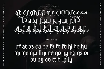 Sandoge | Blackletter Font