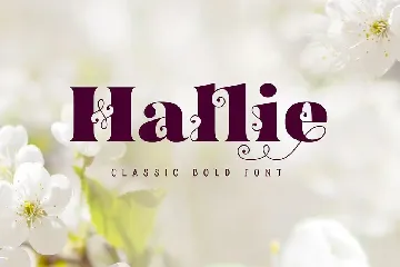 Hallie - Bold Classic Font