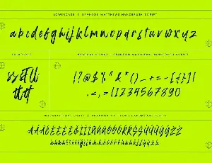 Brandon Matthews Handbrush Script font