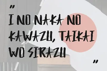 Bocast Japan Style Display Font