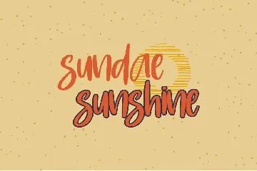 Sunday Beach - Handwritten Font