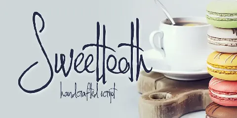 Sweettooth script font