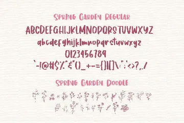 Spring Garden - Beautiful Handwritten Font