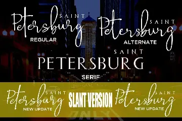 Saint Petersburg font