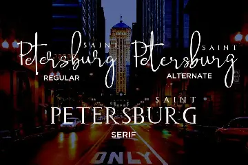 Saint Petersburg font