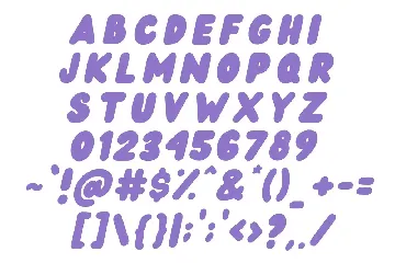 Wedges - Fun Rounded Weight Font