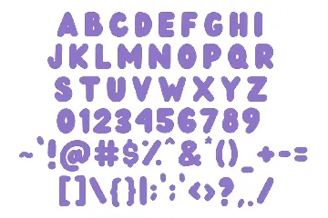 Wedges - Fun Rounded Weight Font