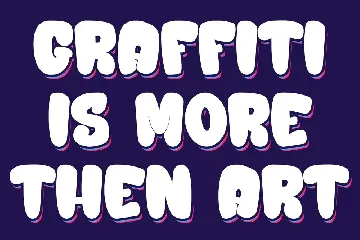 Over Brain Graffiti Display Font