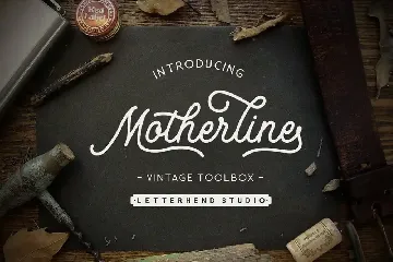 Motherline Vintage Toolbox font