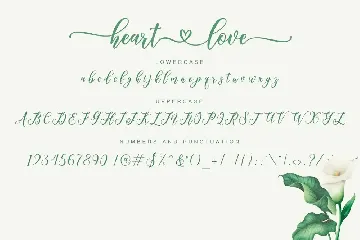 Heart Love font