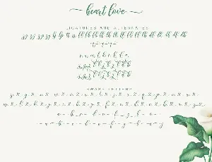 Heart Love font