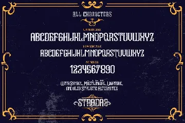 Stradas Display Font