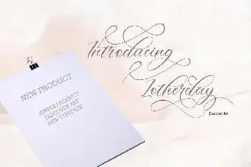 Lotherday Script font