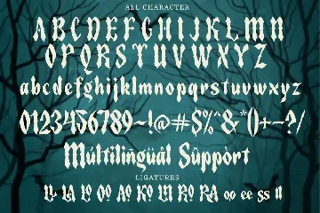 Spooky Frights font