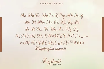 Anzilam-Elegant Calligraphy Font