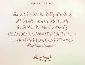 Anzilam-Elegant Calligraphy Font