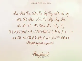 Anzilam-Elegant Calligraphy Font