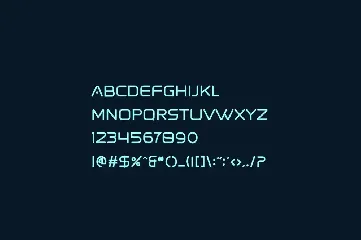 Spaced - Future Display Font