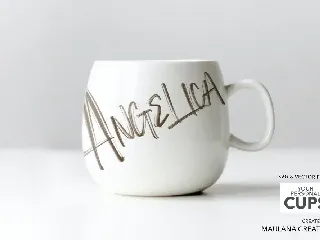 Angelic SVG Brush Font