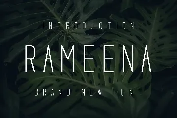 Rameena font