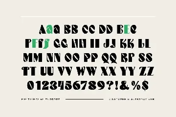 Modern Font - Voneto