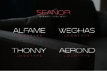 Seanor - Modern Logo Font