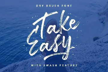 TakeEasy Brush Font