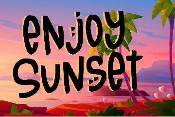 Sunset Story - Handwritten Font