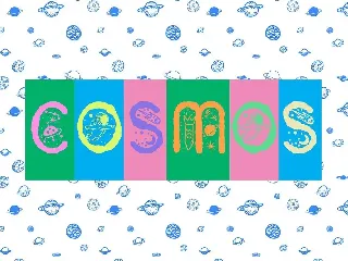 Cosmos display font