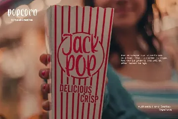 Popcorn - Fun Decorative Font