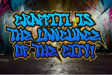 Block Busta - Urban Graffiti Font