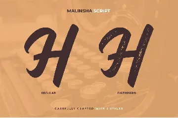 Malinsha Script font