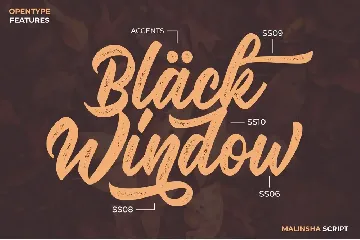 Malinsha Script font