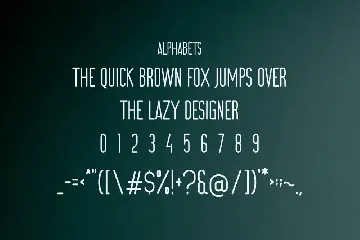 JACOBLINE font